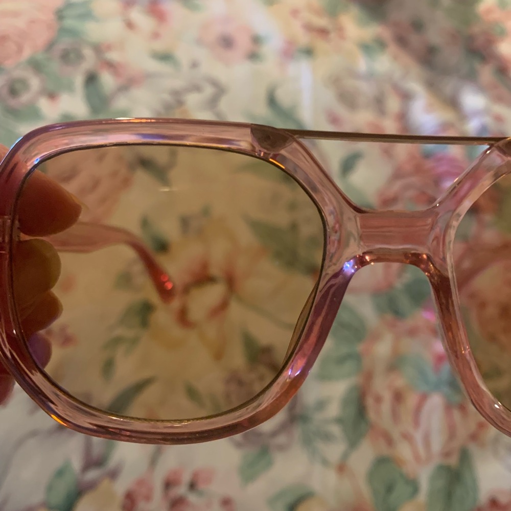 NWT. Punk Transparent Oversized Women's Sunglasses - Picture 4 of 6